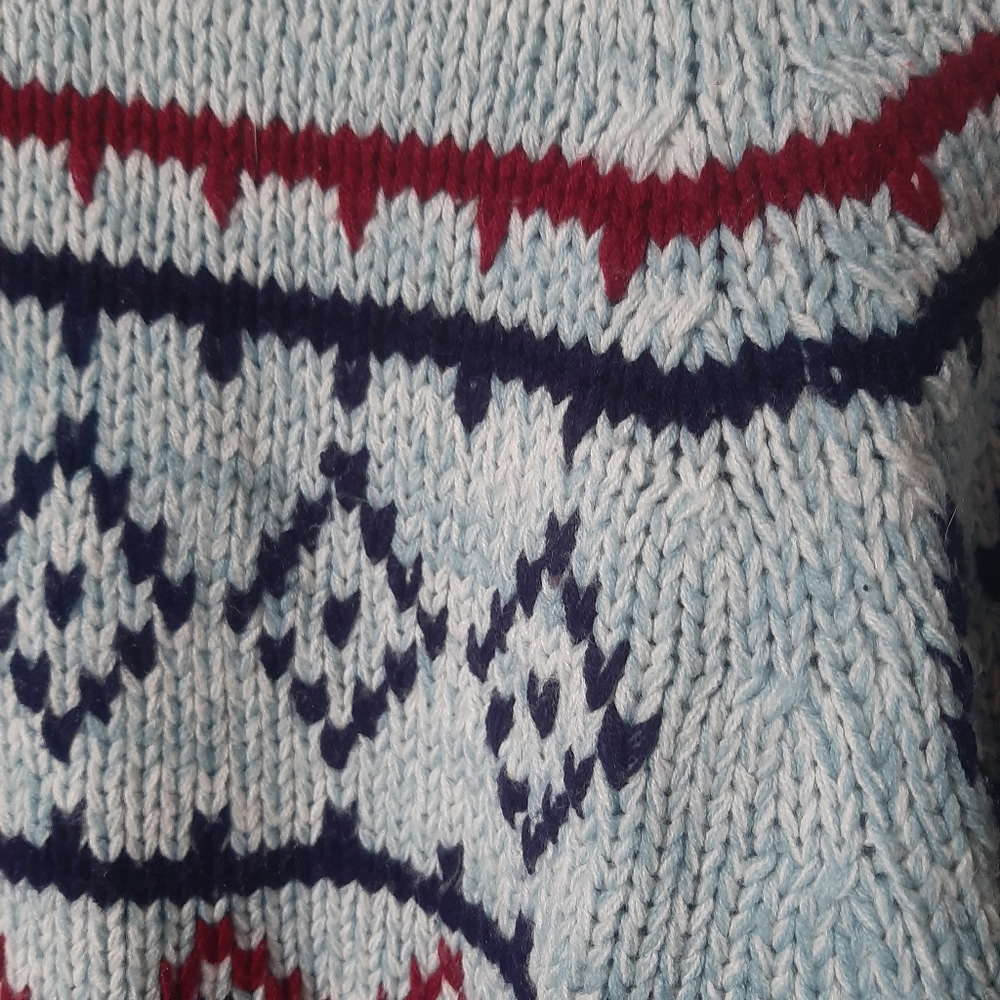 VTG 70s 80s National Alpine Ski Sweater Nordic - Picture 5 of 11